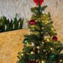 Kunstkerstboom groen incl. LED 185 cm sfeerfoto